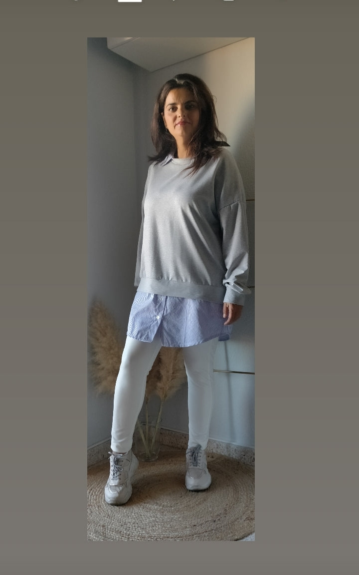 sudadera sobrecamisa