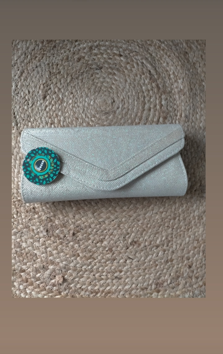 bolso brillo dorado celia