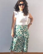 falda midi fantasia