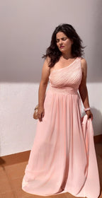 vestido largo gasa grecia