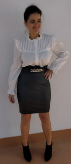 falda polipiel