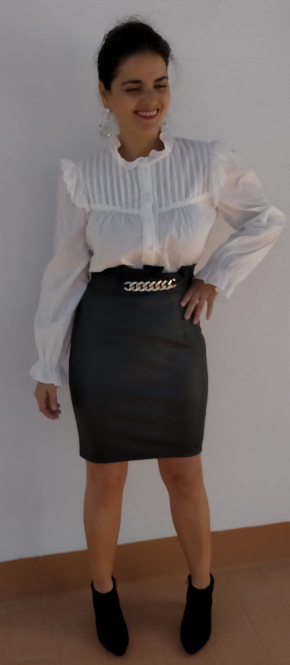 falda polipiel