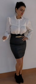 falda polipiel