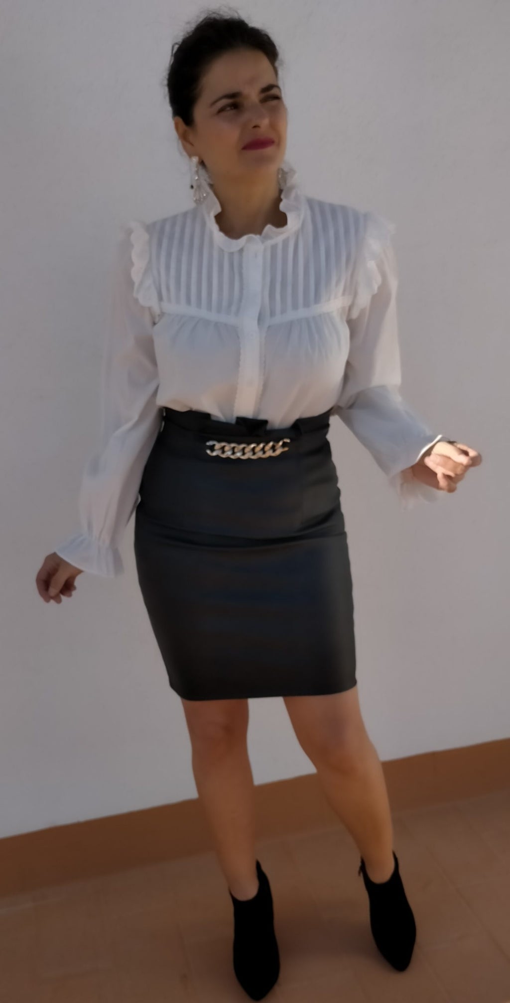 falda polipiel