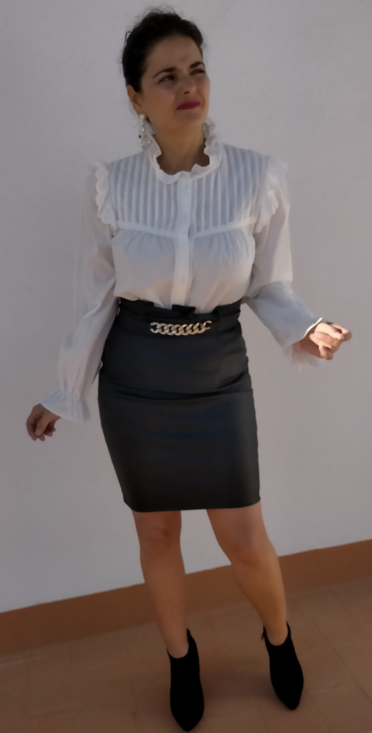 falda polipiel