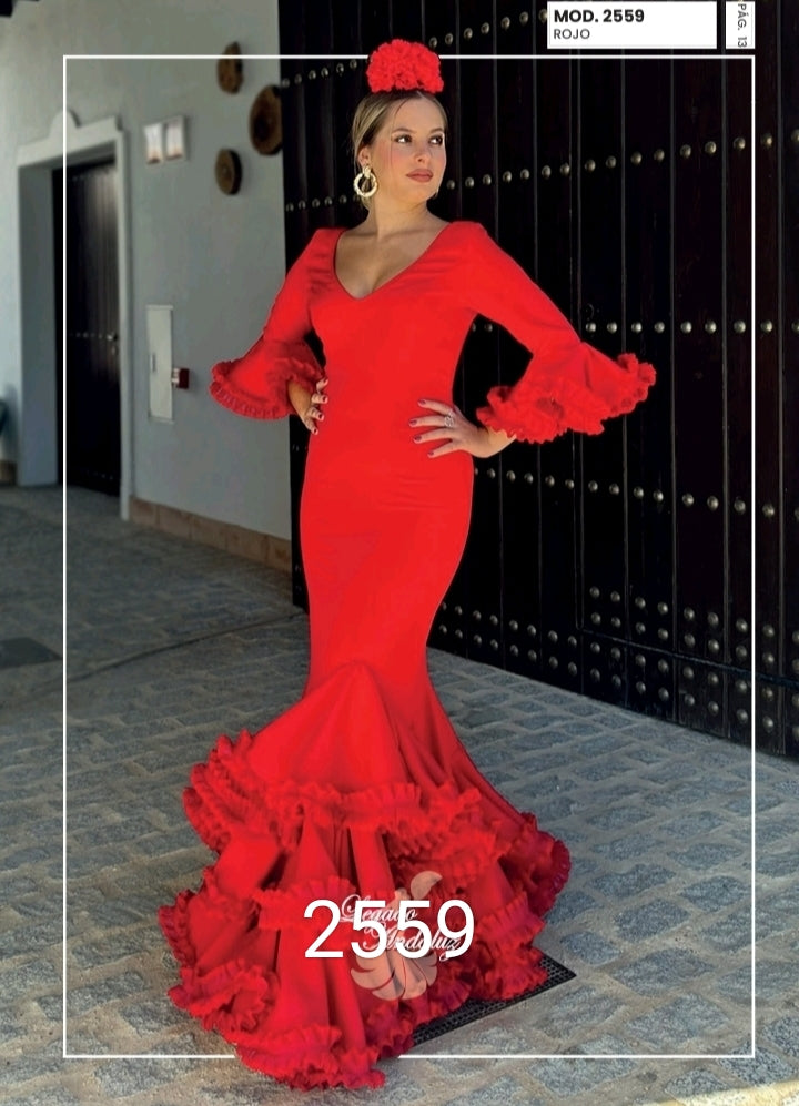 traje flamenca carmina 2559