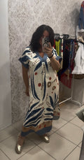vestido estampado sol