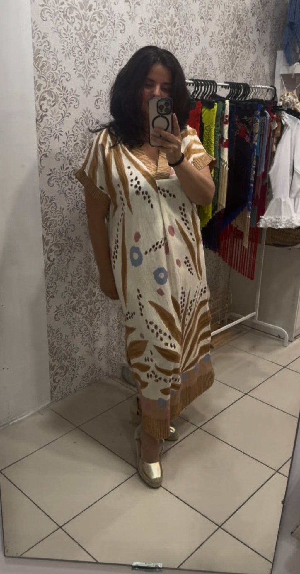 vestido estampado sol