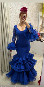 traje flamenca encaje