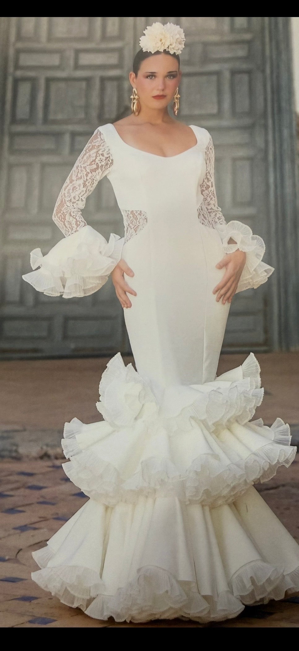 traje flamenca encaje