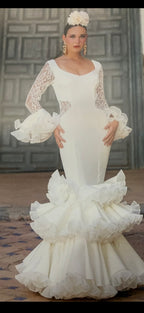 traje flamenca encaje