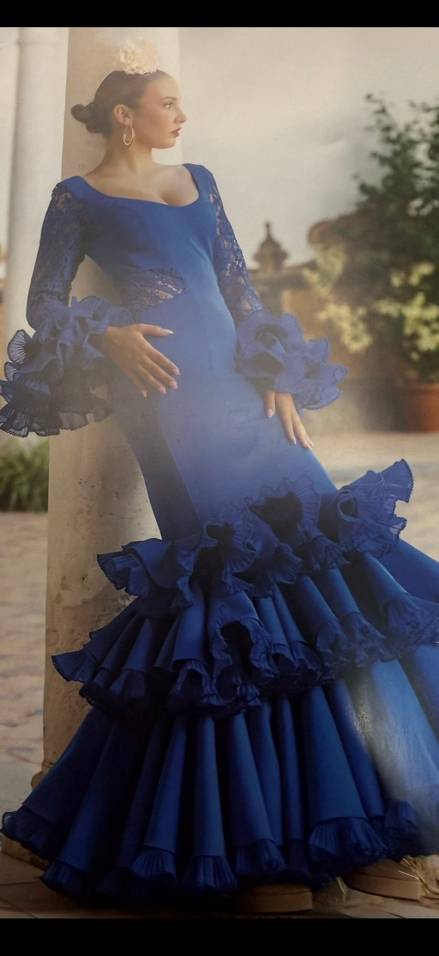 traje flamenca encaje