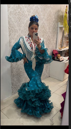 traje flamenca marina