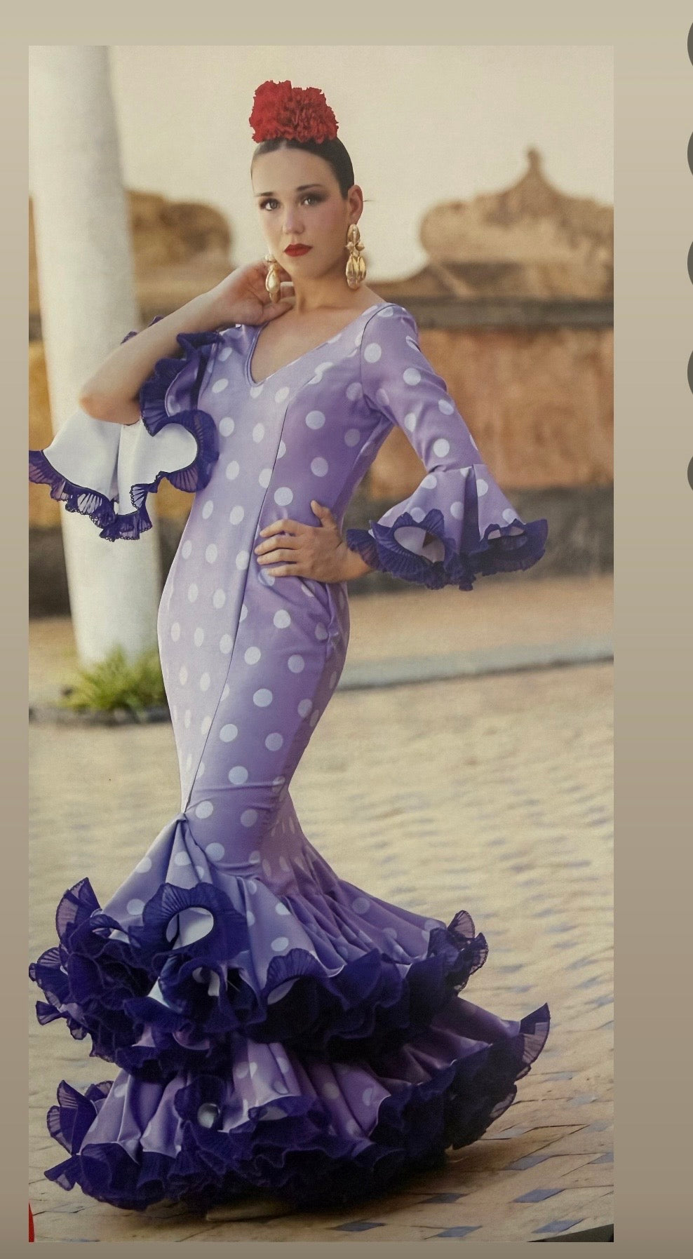 traje flamenca marina