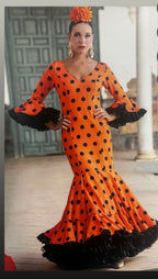 traje flamenca macarena lunar