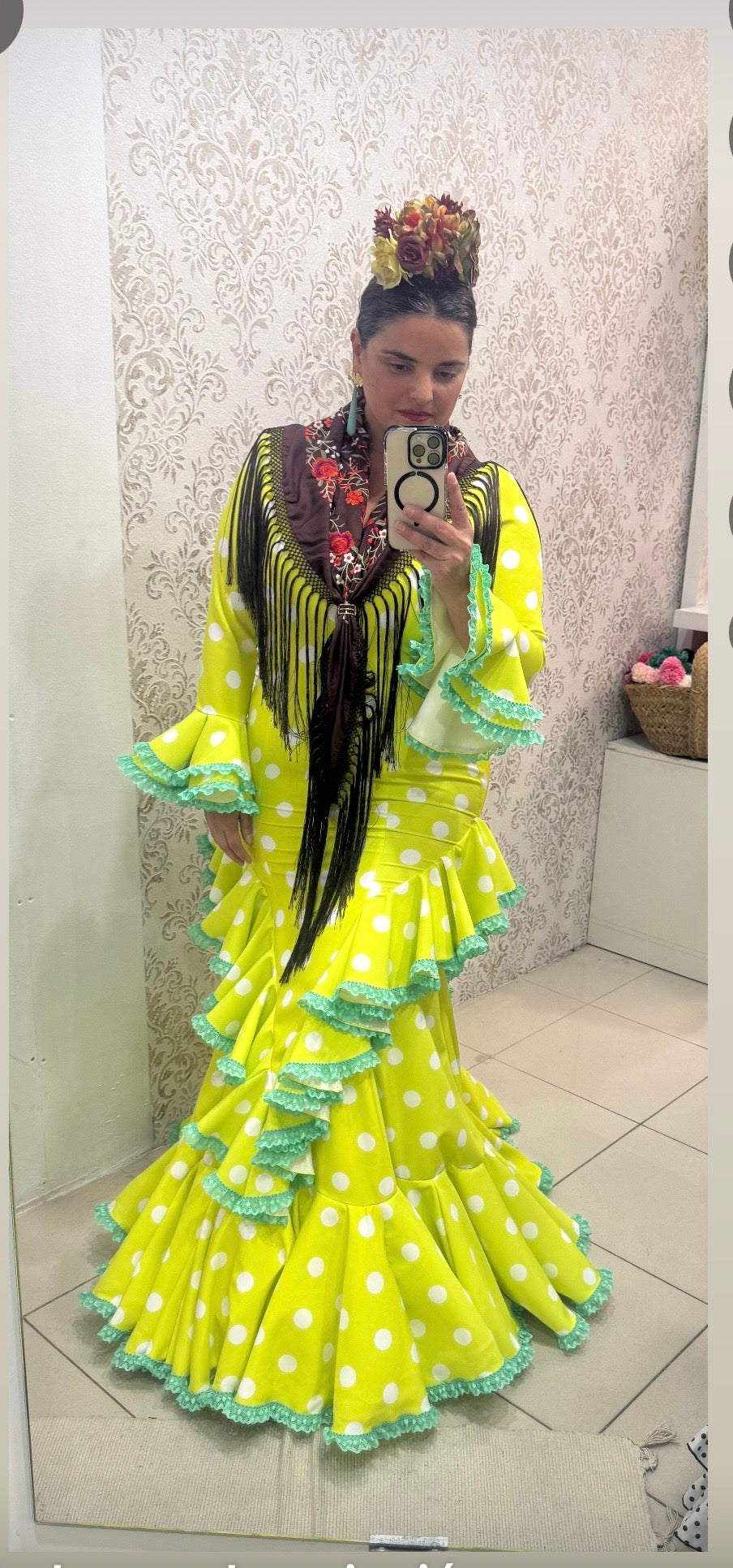 traje flamenca silvestre
