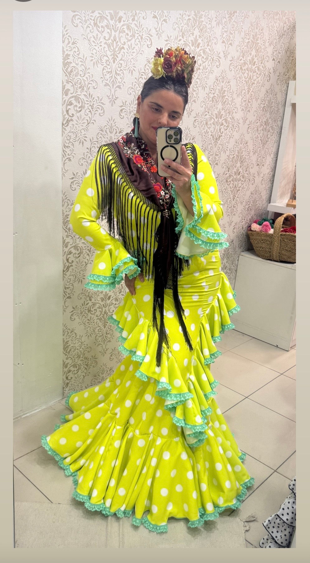 traje flamenca silvestre