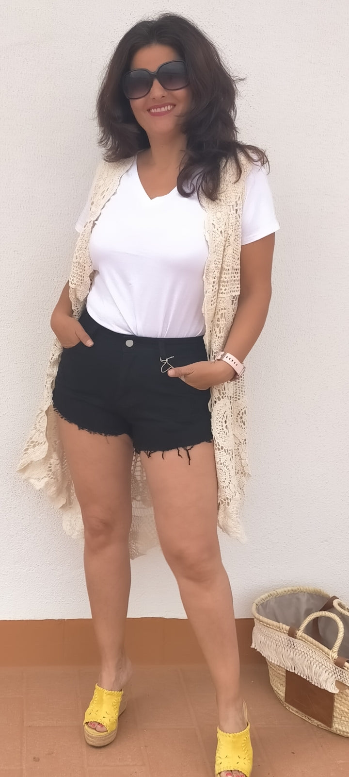 short jeans licra