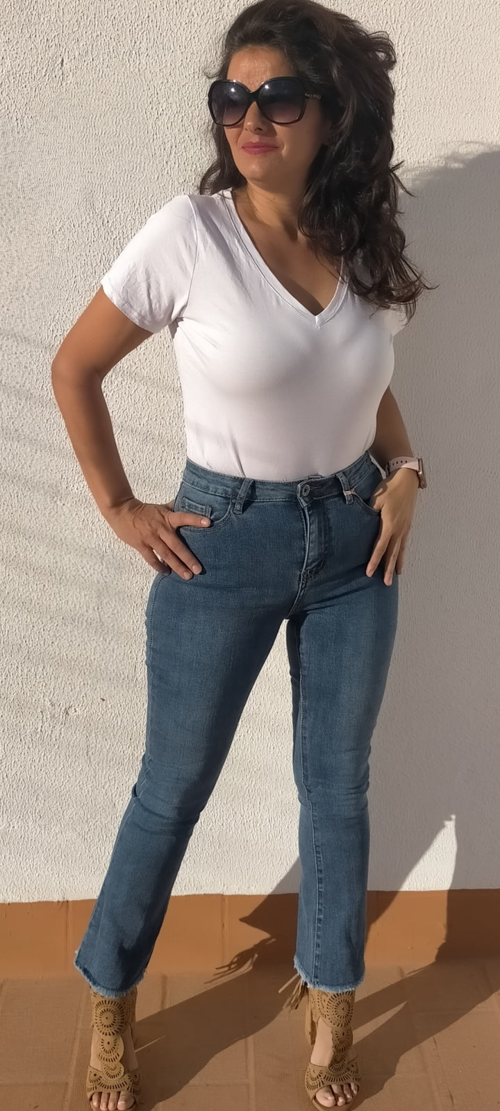 jeans corto